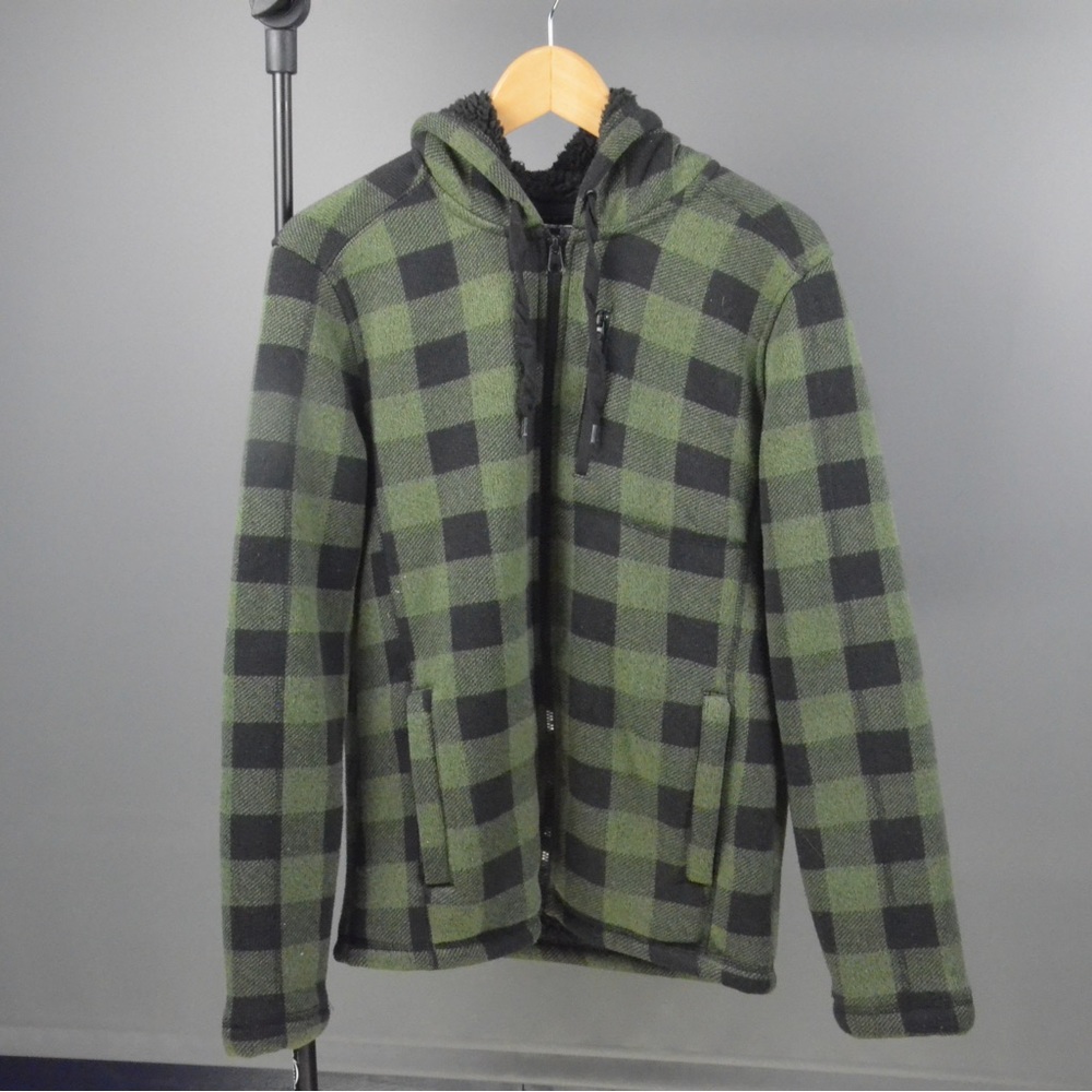 Urban Pipeline zip-up plaid jacket